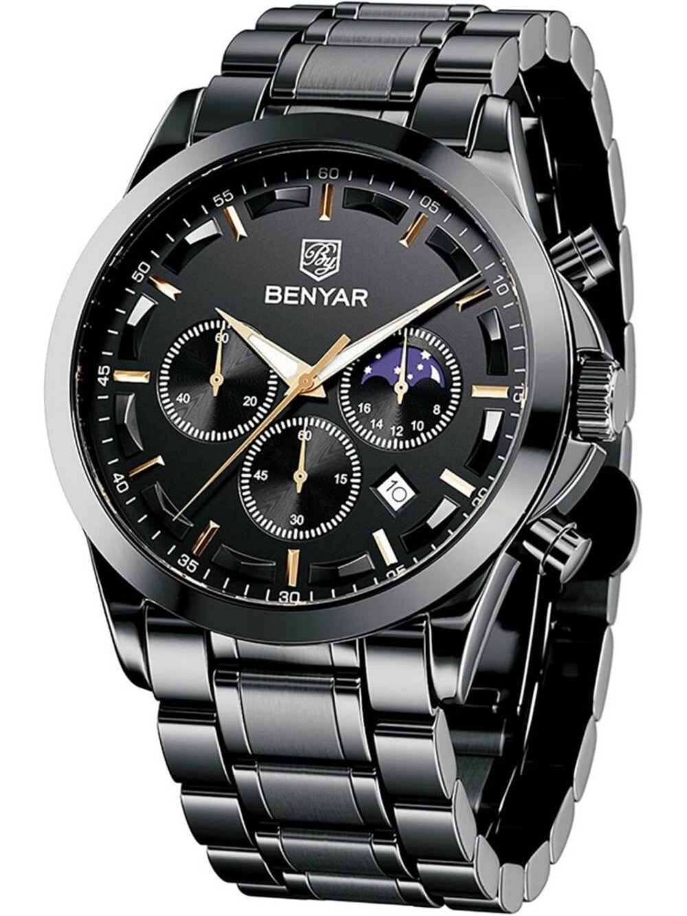 Stylish Men's Analog Quartz Chronograph Watch - Waterproof, Casual & Business